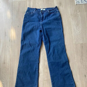 Levi's 512 Perfectly Slimming Women's 16M Bootcut Stretch Blue Jeans Dark Wash